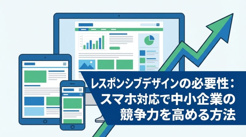 レスポンシブデザインの必要性：スマホ対応で中小企業の競争力を高める方法