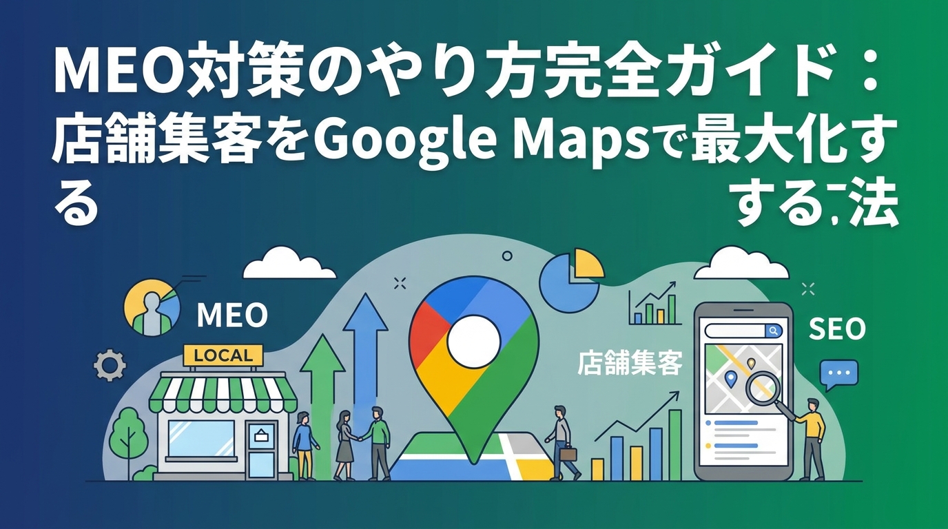 MEO対策のやり方完全ガイド：店舗集客をGoogle Mapsで最大化する方法