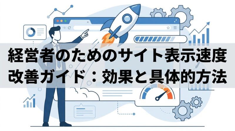 経営者のためのサイト表示速度改善ガイド：効果と具体的方法