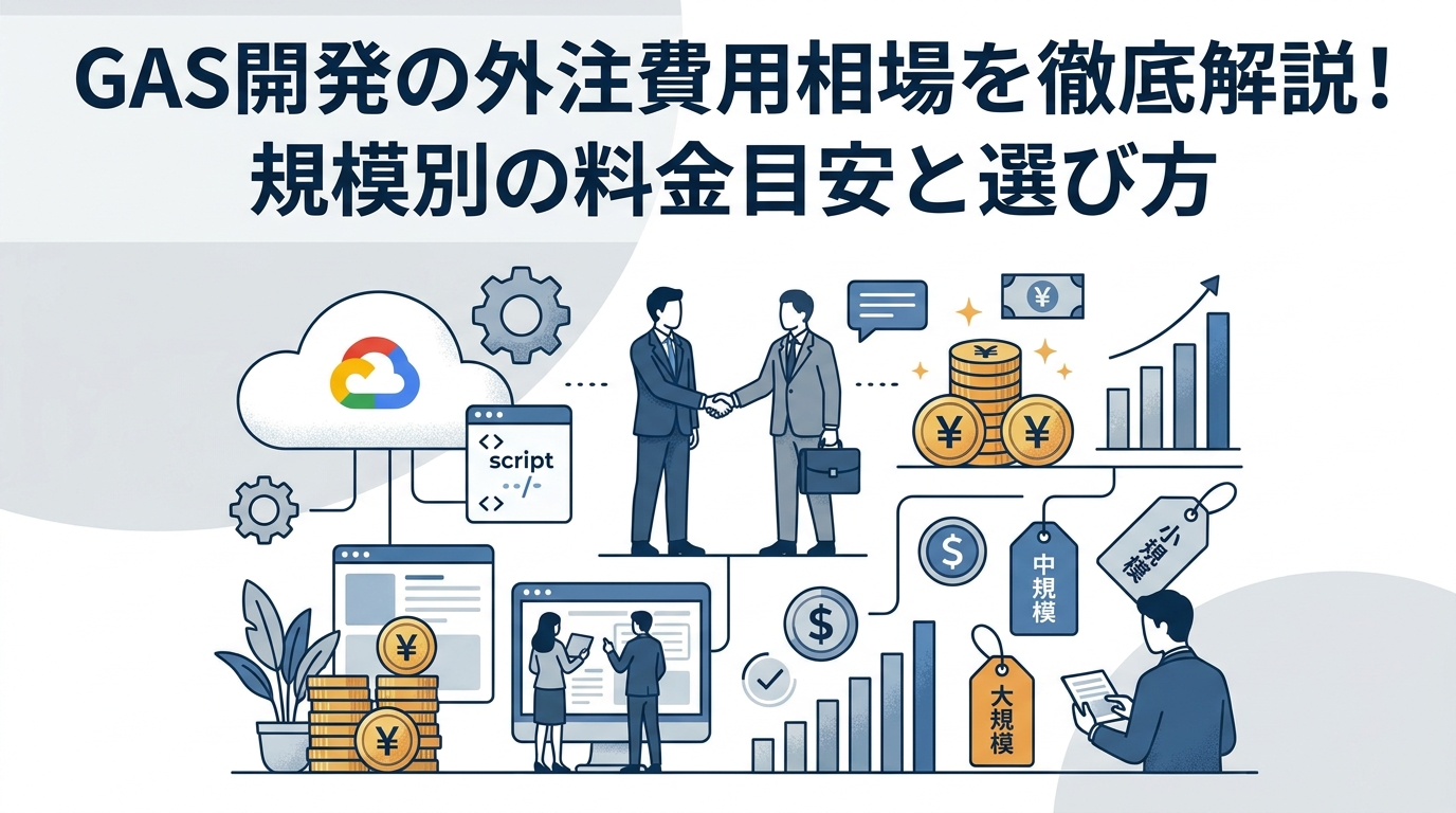 BENTEN Web Works - blog-GAS-開発-外注-費用-相場