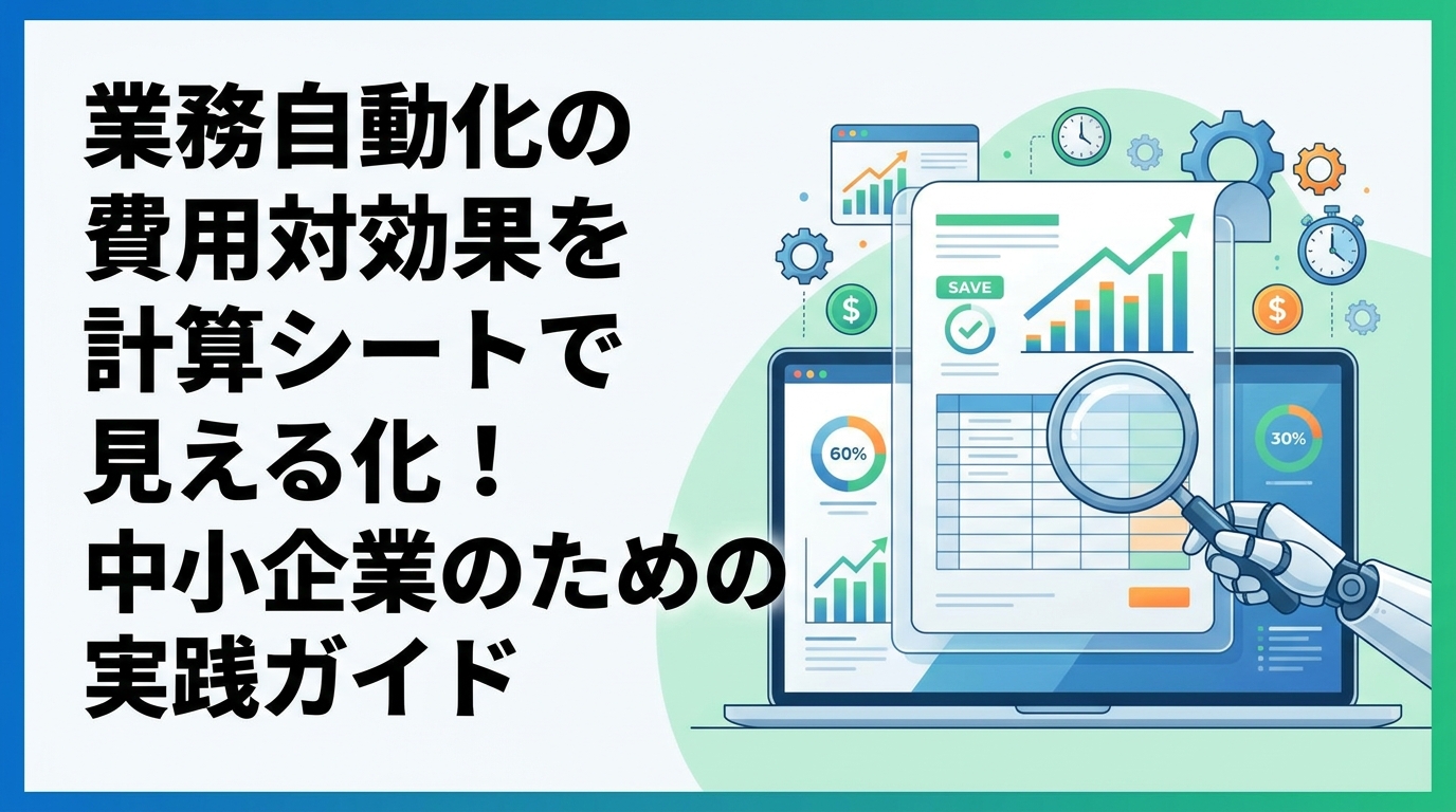 BENTEN Web Works - blog-業務自動化-費用-対効果-計算-シート